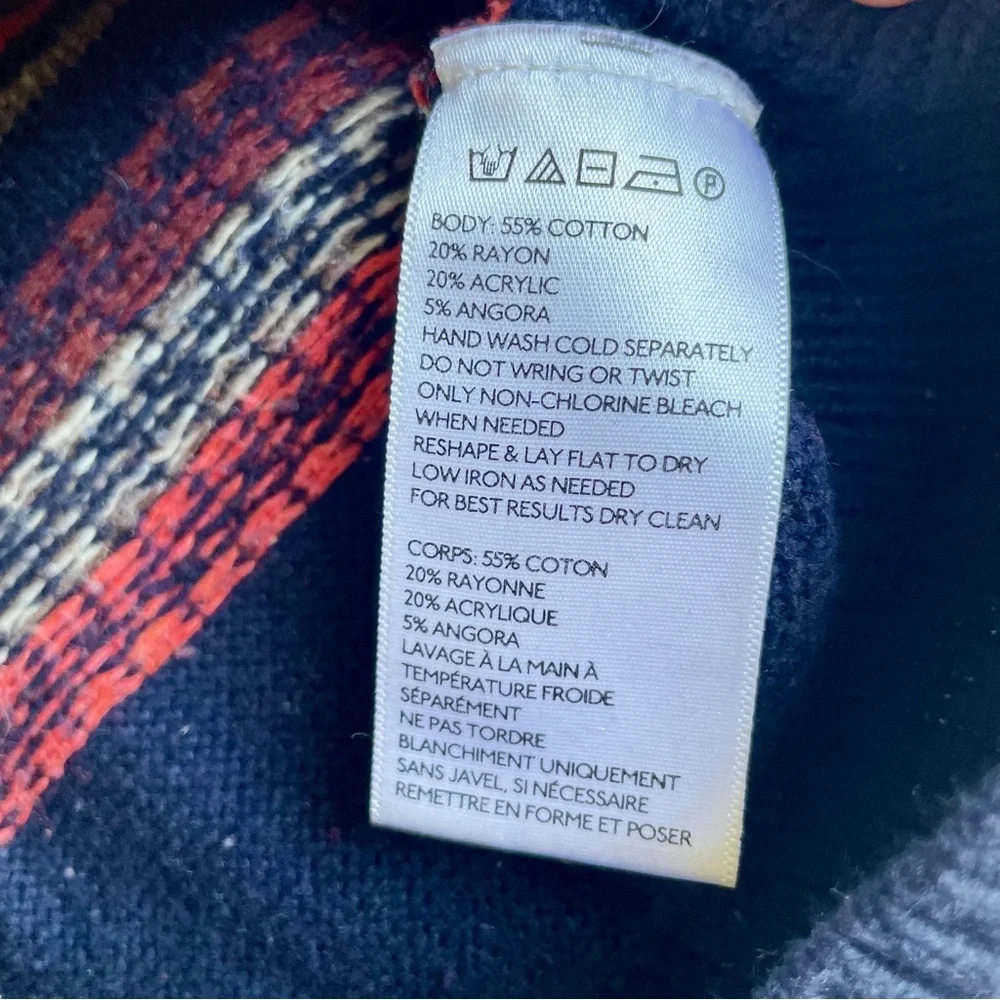 Urban Outfitters Coincidence & Chance Fair Isle Cotton Blend Knit Sweater Size M - Picture 4 of 8